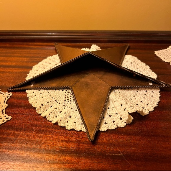 Copper Star Wall Pocket Country Farmhouse decor - Picture 4 of 10